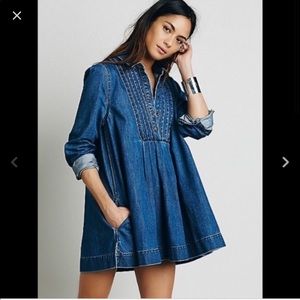 Free People Baby Blues Denim Dress